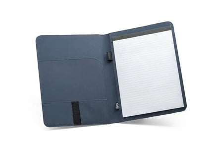 EMERGE FOLDER II A4 Mappe aus 100% rPET 300D mit elastischem Band - Blau TK Gruppe® Grosshandel 