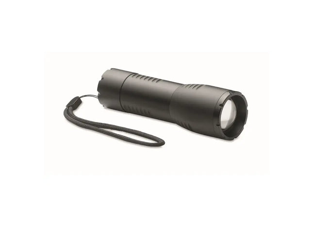 ENTA Kleine LED-Taschenlampe aus Aluminium in Schwarz – Kompakt & Leistungsstark TK Gruppe® Grosshandel 
