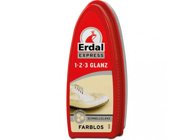 ERDAL 1 2 3 Glanz Schuhpolitur, Farblos - Brillanter Schutz & Hochglanz TK Gruppe® Grosshandel 
