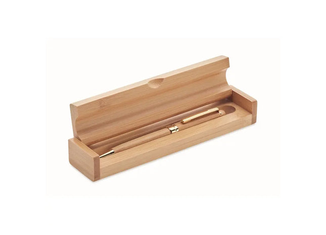ETNA Bambus Drehkugelschreiber, Holz, Elegant & Nachhaltig TK Gruppe® Grosshandel 