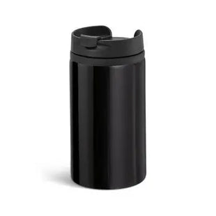 EXPRESS 310ml Edelstahl & PP Reisebecher – Schwarz TK Gruppe® Grosshandel 