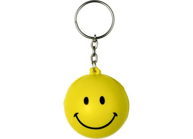 Earl Schlüsselanhänger aus PU-Schaum - Leuchtend Gelb, Weich TK Gruppe® Grosshandel 