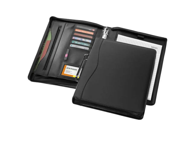 Ebony A4 Aktenportfolio - Klassisch Schwarz TK Gruppe® Grosshandel 