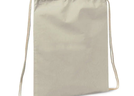 Eco-Friendly Kordelzugbeutel aus OEKO-TEX Baumwolle - Leicht, strapazierfähig und in Ecru TK Gruppe® Grosshandel 