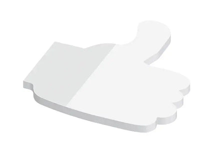 Eco PowerStikkies: Recycling-Haftnotizen Daumen - Umweltfreundliche Notizzettel TK Gruppe® Grosshandel 