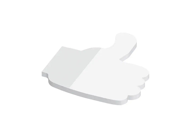 Eco PowerStikkies: Recycling-Haftnotizen Daumen - Umweltfreundliche Notizzettel TK Gruppe® Grosshandel 