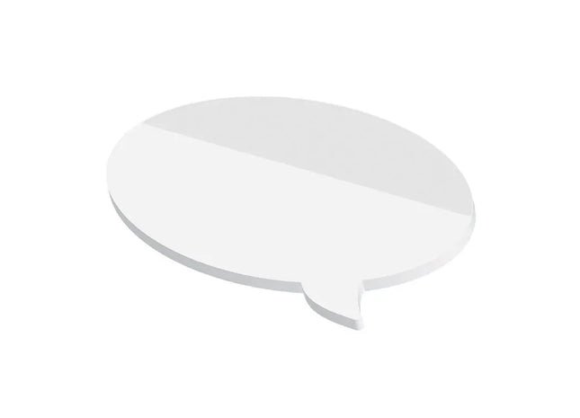 Eco PowerStikkies: Recycling-Haftnotizen Sprechblase - Umweltfreundliche Notizzettel TK Gruppe® Grosshandel 