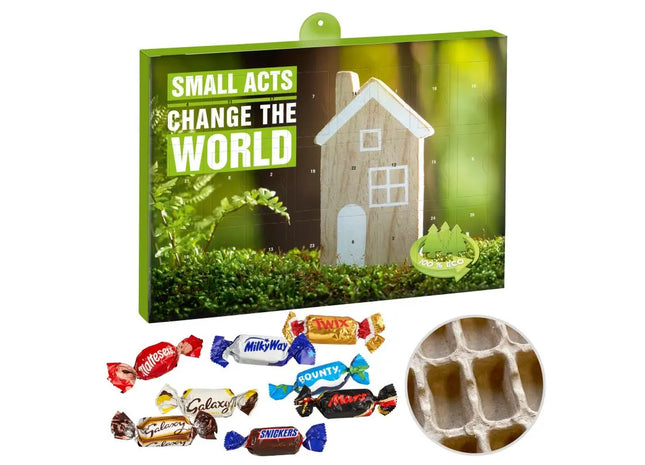 Eco Premium Adventskalender mit Celebrations, personalisier TK Gruppe® Grosshandel 