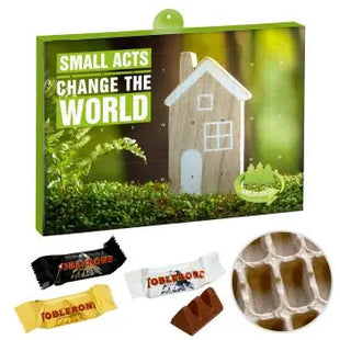 Eco Premium Adventskalender mit Toblerone Mini Mix & Personalisiertem Druck – Festlich & Umweltfreundlich TK Gruppe® Grosshandel 