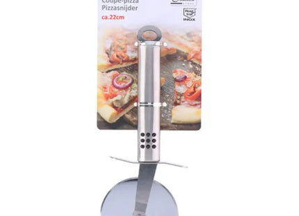 Edelstahl 22cm Pizzaschneider - Langlebiger Polypropylen-Griff TK Gruppe® Grosshandel 