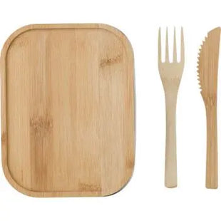 Edelstahl-Brotdose Esme in Braun - Umweltfreundlich & Stilvoll TK Gruppe® Grosshandel 