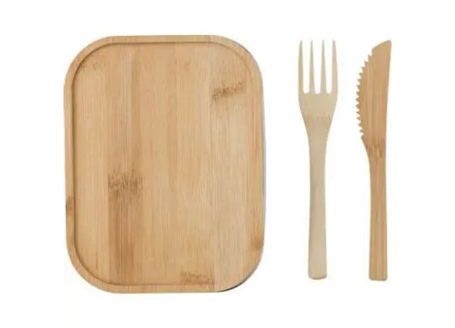 Edelstahl-Brotdose Esme in Braun - Umweltfreundlich & Stilvoll TK Gruppe® Grosshandel 