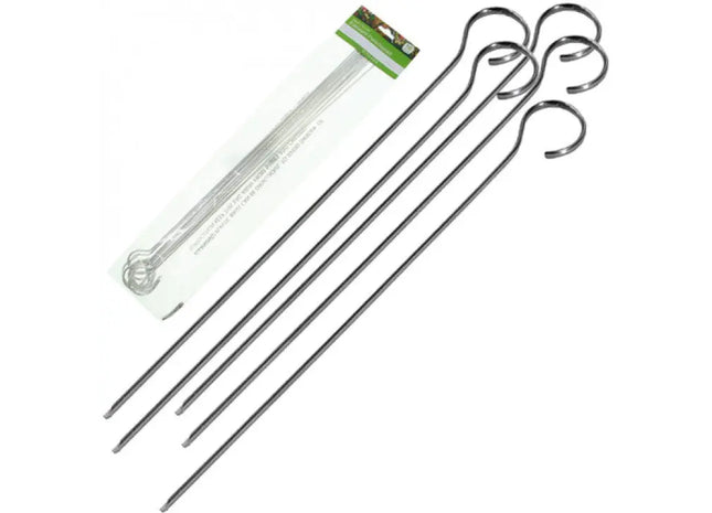 Edelstahl Grillspieße 30cm, 10er Set für Küche TK Gruppe® Grosshandel 