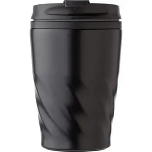 Edelstahl Kaffeebecher Rida 325 ml - Tiefschwarz - Moderner Trinkbecher TK Gruppe® Grosshandel 