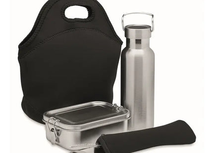 Edelstahl Lunch-Set ILY - strapazierfähig, elegant, schwarz TK Gruppe® Grosshandel 