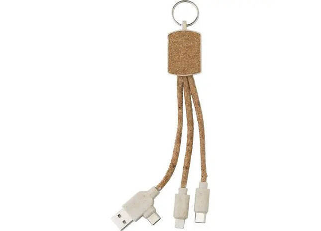 Edelstahl-Schlüsselanhänger Landry in Braun - Robust & Stilvoll TK Gruppe® Grosshandel 