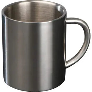Edelstahl Vakuum Tasse 300 ml - Silbergrau, Isolierbecher für heiße und kalte Getränke TK Gruppe® Grosshandel 