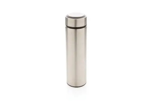 Edelstahl-Vakuumflasche mit gebürstetem Metalldeckel, 500 ml - Silber TK Gruppe® Grosshandel 