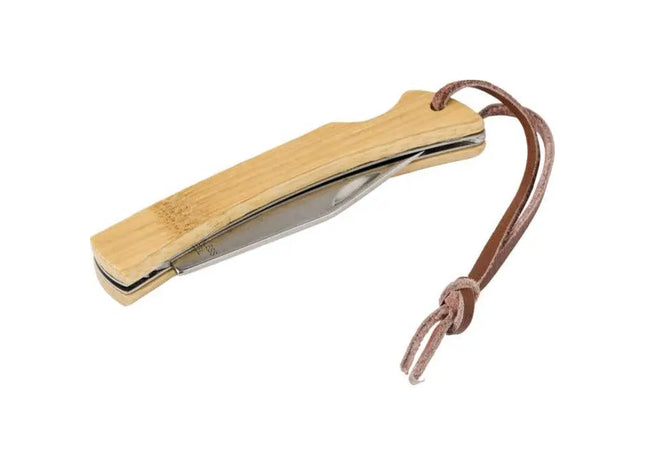 Edelstahl & Bambus Klappmesser Beckett: Robust, Öko-freundlich TK Gruppe® Grosshandel 