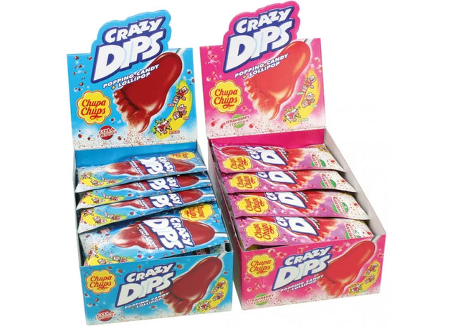Edible Chupa Chups Cola & Strawberry Flavored Crazy Dips - Sweet & Tangy Treats TK Gruppe® Grosshandel 