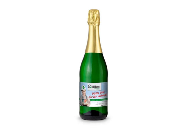 Edle Sekt Cuvée in Grün-Gold-Flasche, 0,75l – Perfekt für festliche Anlässe TK Gruppe® Grosshandel 