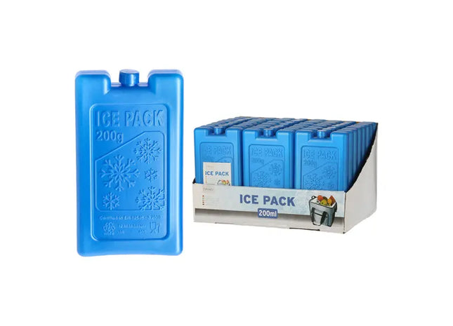 Effizienter Kühlakku 200ml, Set mit 24 Stück, praktisches Display, Maße ca. 8,4x15cm TK Gruppe® Grosshandel 