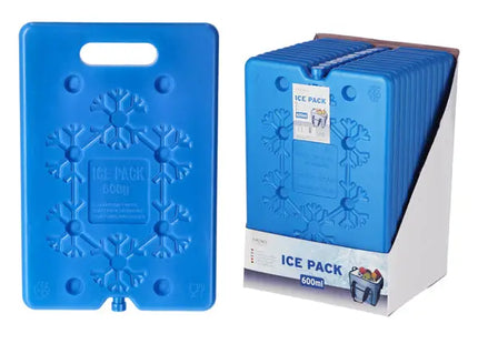 Effizienter Kühlakku 600ml, Set mit 12 Stück, praktisches Display, Maße ca. 20x30cm TK Gruppe® Grosshandel 