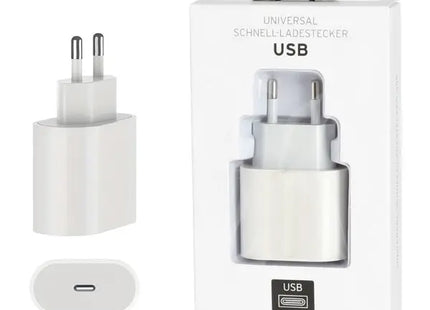 Effizientes USB-C Schnellladegerät - Kraftvolles Netzteil für Geräte WERBUNG TK Gruppe® Grosshandel 