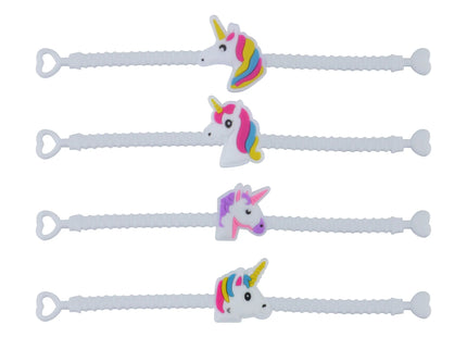 Einhorn-Armband, 19 cm, weiß, 8 verschiedene Designs – bezauberndes Accessoire für Kinder TK Gruppe® Grosshandel 