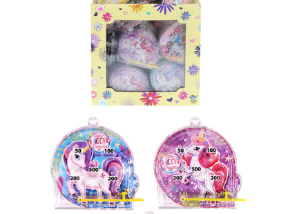 Einhorn-Flipper-Puzzle, 5,5 x 5,8 cm, 3 verschiedene Designs – lustiges Spiel für Kinder TK Gruppe® Grosshandel 