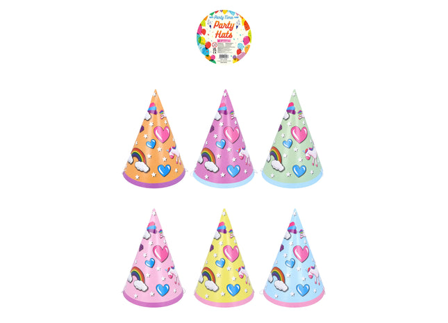 Einhorn-Kegelhütte, 16,5 cm – Selbstmontage, 6 verschiedene Designs TK Gruppe® Grosshandel 