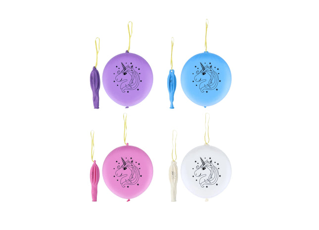 Einhorn Punchballons 16cm, 4,5g - Bunte Partyballons für Kinder, sortiert TK Gruppe® Grosshandel 