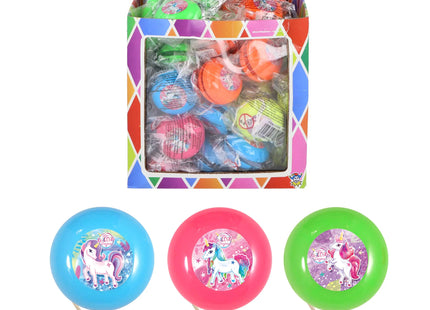 Einhorn-Rückkehr-Oberteil, 3,8 cm, 5 verschiedene Farben – klassisches Yo-Yo-Spielzeug für Kinder TK Gruppe® Grosshandel 