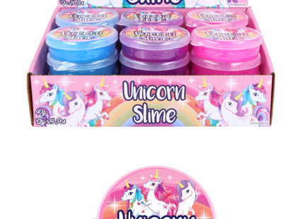 Einhornschleim 40G – Buntes, dehnbares Schleimspielzeug, 7 cm x 2 cm, verschiedene Farben TK Gruppe® Grosshandel 