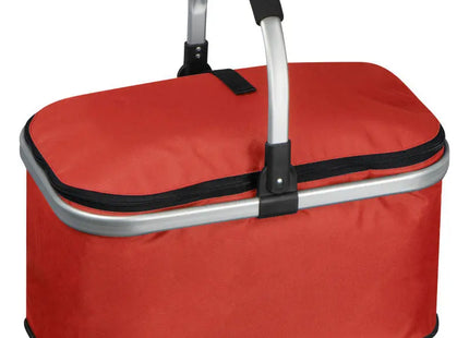 Einkaufskorb mit Kühlfach in Rot – Ideal für Frische Waren TK Gruppe® Grosshandel 