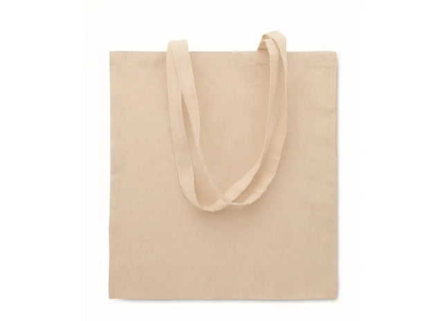 Einkaufstasche Polycotton SHOPPI - beige, vielseitige und langlebige Tragetasche für jeden Tag TK Gruppe® Grosshandel 