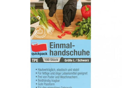 Einweghandschuhe aus TPE, Größe L, 100 Stück – Flexibel & Robust TK Gruppe® Grosshandel 