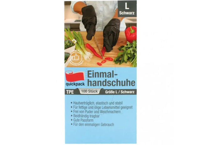 Einweghandschuhe aus TPE, Größe L, 100 Stück – Flexibel & Robust TK Gruppe® Grosshandel 