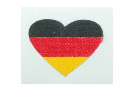 Einzeln Fantape Herz Deutschland – Zeige Einzelherz in Nationalfarben TK Gruppe® Grosshandel 