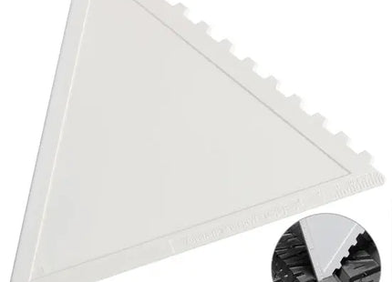 Eiskratzer Kappa - Weiß - Effizienter Schneekratzer für Autos - Robust & Langlebig TK Gruppe® Grosshandel 