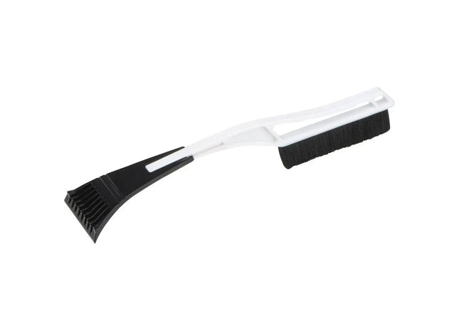 Eiskratzer aus Kunststoff mit abnehmbaren Kratzer und Besen - weiß: Multifunktionaler Eiskratzer mit Besen - Weiß, Abnehmbar & Praktisch TK Gruppe® Grosshandel 