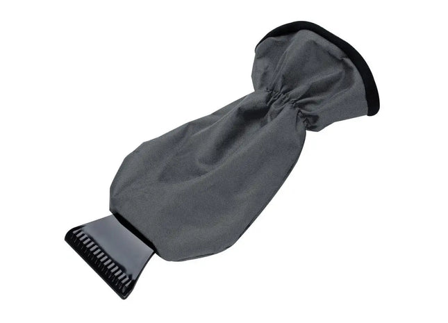 Eiskratzer mit Handschuh - anthrazit: Anthrazitfarbener Eiskratzer mit Handschuh - Warm & Effizient TK Gruppe® Grosshandel 