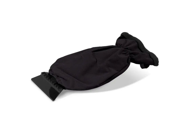 Eiskratzer mit integriertem Handschuh Schwarz - Wärmendes Enteisungswerkzeug TK Gruppe® Grosshandel 