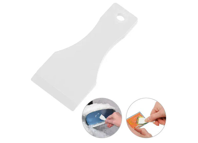 Eiskratzer, mini - weiß: Mini-Eiskratzer in Weiß - Kompakt und Mächtig TK Gruppe® Grosshandel 