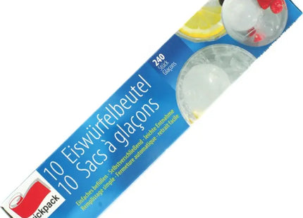 Eiswürfelbeutel Set – 240 Eiswürfel, 10x24 Beutel – Schnellgefrierend TK Gruppe® Grosshandel 