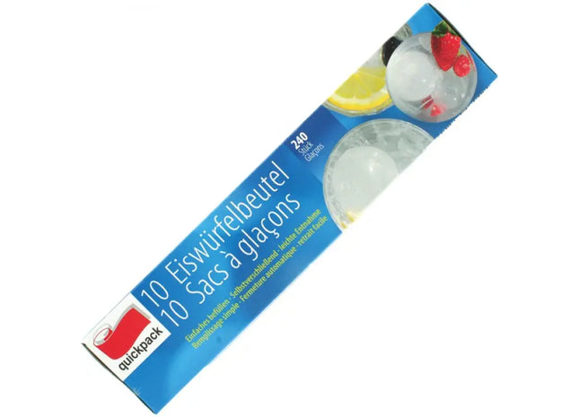 Eiswürfelbeutel Set – 240 Eiswürfel, 10x24 Beutel – Schnellgefrierend TK Gruppe® Grosshandel 