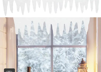 Eiszapfen Schneedekoration - Winterliches Highlight, 30x120 cm TK Gruppe® Grosshandel 