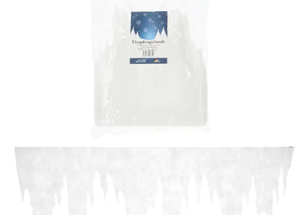 Eiszapfengirlande, 2er-Set, je 100 x 30 cm – Zauberhafte Winterdeko TK Gruppe® Grosshandel 