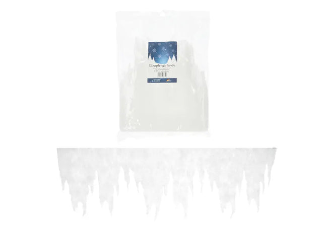 Eiszapfengirlande, 2er-Set, je 100 x 30 cm – Zauberhafte Winterdeko TK Gruppe® Grosshandel 