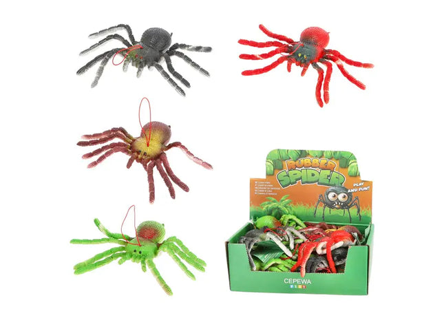 Elastic Arachnid Quartet: Set of 4, Approx. 14cmB - SEO-Optimized Listing for Enhanced Visibility TK Gruppe® Grosshandel 